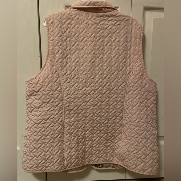 Chico’s Quilted Pink Vest | Women’s size 18 | - Picture 7 of 7